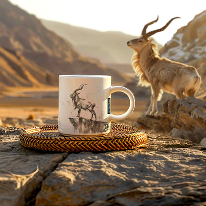 Balochistan's Majestic Markhor Mug