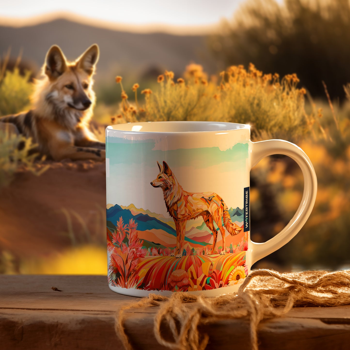 Sertão Manned Wolf's Colorful Realm Mug