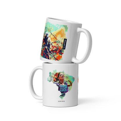 Sertão Capuchin's Floral Symphony Mug