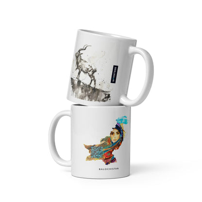 Balochistan's Majestic Markhor Mug