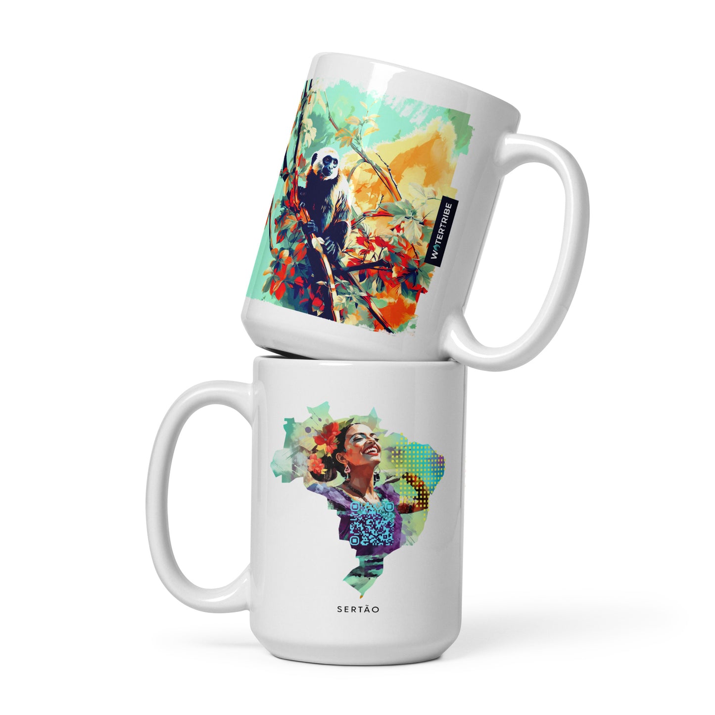 Sertão Capuchin's Floral Symphony Mug