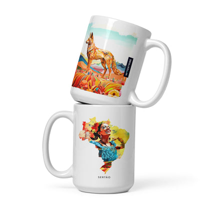 Sertão Manned Wolf's Colorful Realm Mug