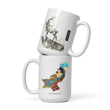 Balochistan's Majestic Markhor Mug