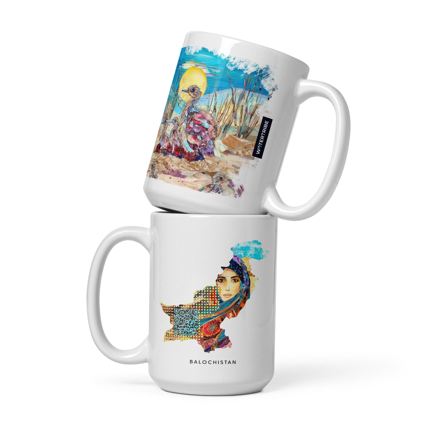 Balochistan's Bustard Beauty Mug