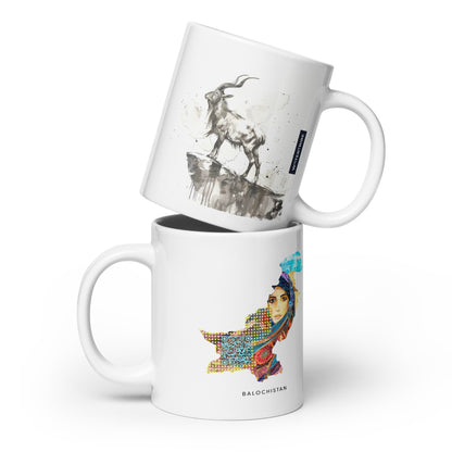 Balochistan's Majestic Markhor Mug