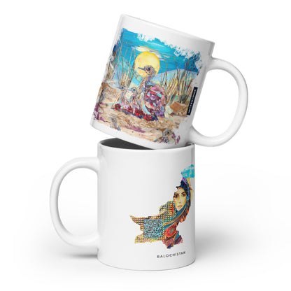 Balochistan's Bustard Beauty Mug